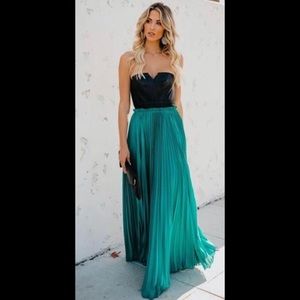 Vici Pop of Glam Faux Leather Maxi